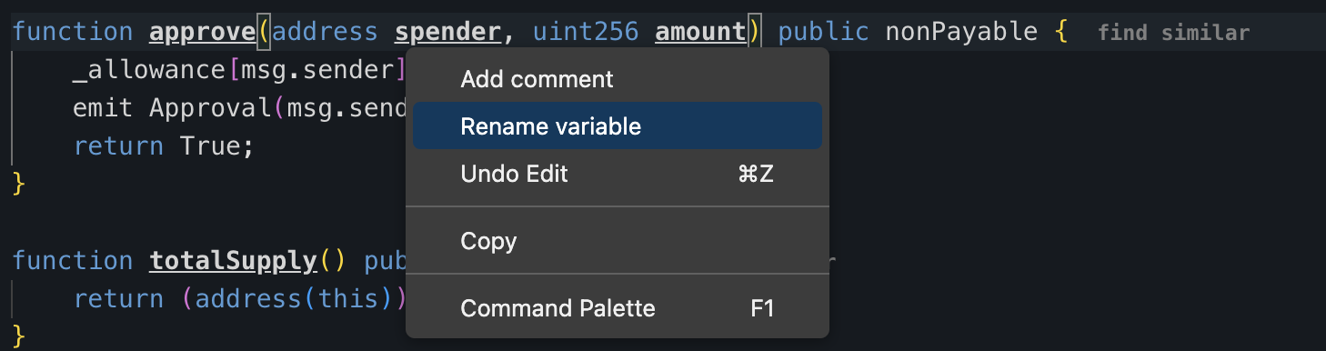 Function Argument Rename