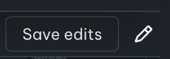 Save Edits